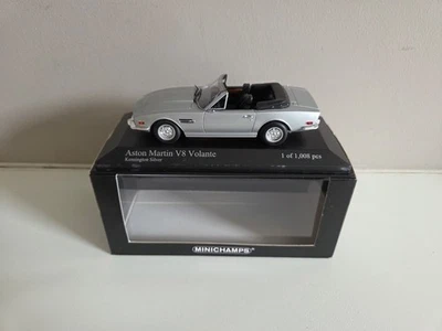 Minichamps 1/43 Aston Martin V8 Volante - Kensington Silver - 1987 - 400137731 - Immagine 1 di 4