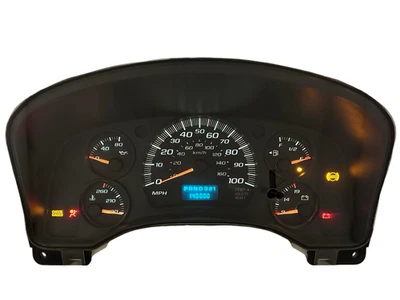 Cuadro de instrumentos velocímetro Express 2004-07 y GMC Savana furgoneta 140.000 millas Foto 1 de 4