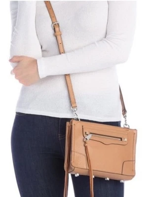 Bolso Bandolera REBECCA MINKOFF Cuero Regan en Color MIEL NUEVO CON ETIQUETAS Foto 1 de 4