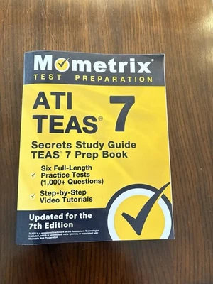 ATI TEAS 7 Secrets Study Guide and Prep Book - Image 1 of 4