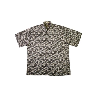 Campia Moda VINTAGE Shirt Mens Large Short Sleeve Button Up Geometric Abstract - Image 1 of 4