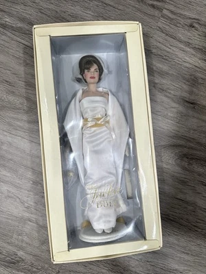 Franklin Mint 'The Jackie Doll' Jacqueline Kennedy Muñeca Vestido Blanco Foto 1 de 4