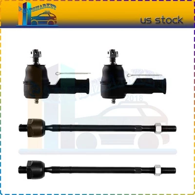 Fit For 2000-2005 Hyundai Accent Set Of 4 Front Tie Rods End Suspension Kit - Изображение 1 из 4