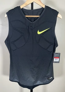 Nike New $85 Vapor Speed Max Knit Football Padded Tank Black/Volt 852318 Sz L - Picture 1 of 11