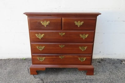 Jamestown Sterling Solid Cherry Low Dresser Bathroom Vanity 5606 - Image 1 of 4