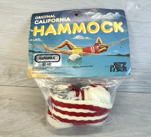 New Vintage ORIGINAL CALIFORNIA HAMMOCK Minipak Portable UNOPENED EZ-102 Sealed - Picture 1 of 8