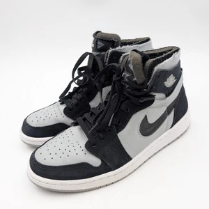 Air Jordan 1 Zoom CMFT Sneakers Black Light Smoke Grey Men's Size US9.5 EU43 - Picture 1 of 10