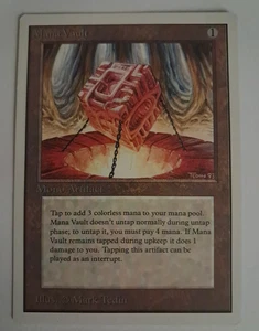 Mana Vault MP Unlimited MTG Magic the Gathering - Picture 1 of 6