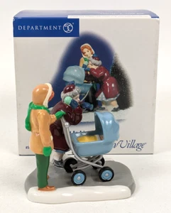 Department 56 Snow Village "What An Adorable Baby!" 55408 Mom w/ Stroller ~ READ - Picture 1 of 8