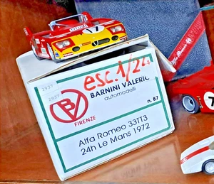 Alfa Romeo 33 TT3 Le Mans 1972 Barnini 1:24 – Rare Handmade Model Car - Foto 1 di 14