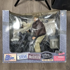 21st Century Steve McQueen on German WWII Motorcycle The Great Escape 1/6 - Picture 1 of 9