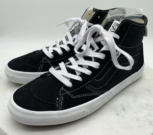 Vans Zapatos de Skateboarding 8.5 EcoCush Negro Blanco Parte Superior Alta 508357 Para Hombres - Imagen 1 de 11