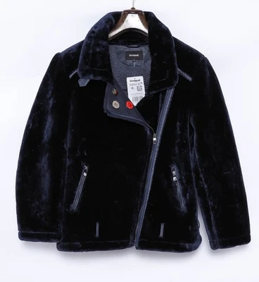 Chaqueta para mujer Desigual talla 46 chaqueta de cuero terciopelo 19WWEWCE Foto 1 de 4