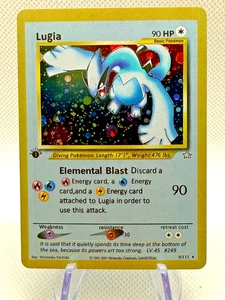 Custom Made Lugia 9/111 1st Ed Holo Rare Neo Genesis Pokemon High Quality NM - Afbeelding 1 van 2
