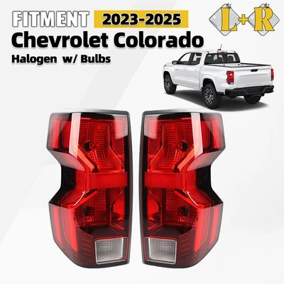 Luz trasera halógena L+R para Chevrolet Colorado 2023-2025 con bombilla Foto 1 de 4