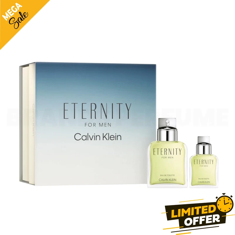 Juego de regalo de eternidad 2 piezas.: 3,4 Fl. Oz. Eau De EDP Spray + 1 OZ. EDP SPRAY. Hombres Foto 1 de 1