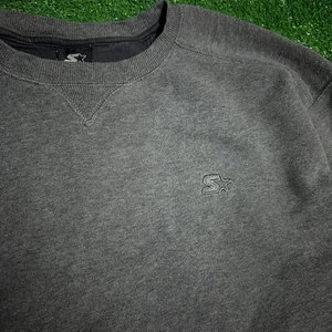 Vintage Starter Cuello Redondo Gris Oscuro/Negro XL - Imagen 1 de 11