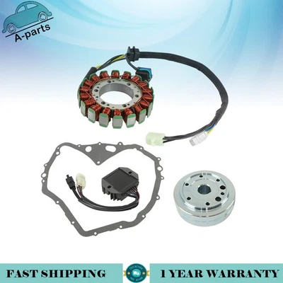 Para Arctic Cat 400 Manual 2003-2008 Volante Rotor + Estator + Regulador + Junta Foto 1 de 4