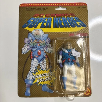 Vintage Mr Freeze DC Super Heroes SEALED Carded Action Figure ToyBiz 1989 In Box - Image 1 of 4
