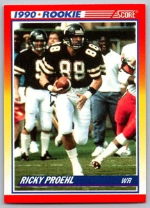 1990 Score Ricky Proehl Rookie Phoenix Cardinals #654 - Picture 1 of 2