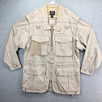 Chaqueta DE COLECCIÓN Willis & Geiger Para Hombre Mediana Caqui Bush Safari Popelina Campo Años 90 Foto 1 de 4