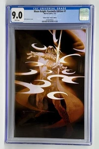 Moon Night: Facsimile #1 Gold Cappuccio Var W/COA 307/800 (2022) CGC 9.0 - Picture 1 of 8