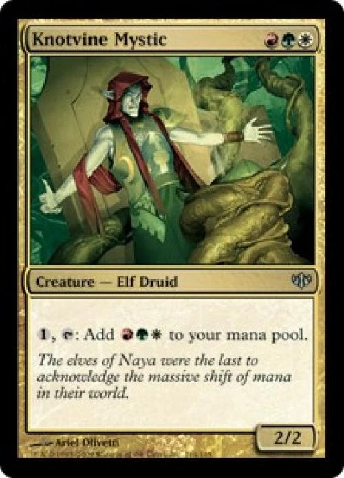 Knotvine Mystic -Foil Medium Play MTG Conflux - Image 1 of 1