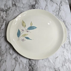 Salem Biscayne Royal Windsor Platter Tab Handles  12" Retro Daisy Lea - Picture 1 of 5