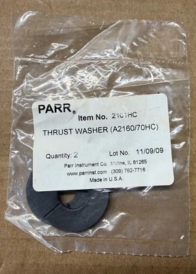 Lavadora de empuje Parr, 2161HC, A2160/70HC, nueva, paquete de 2 Foto 1 de 2