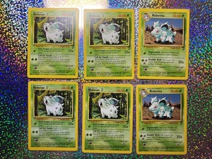 Pokemon TCG Unlimited Base Set 2 Regular: 53/130 Nidorina; 82/130 Nidoran - Picture 1 of 22