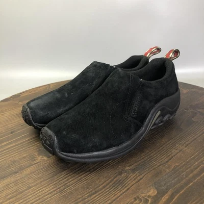 Merrell Jungle Moc Shoes Mens size 9 Black Suede Slip On Clog Walking J60825 - Image 1 of 4