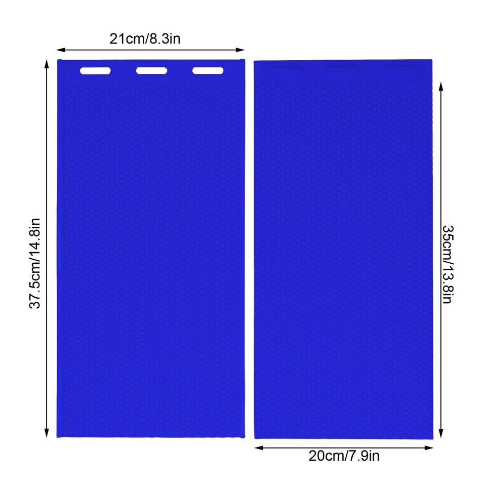 2PCS Beeswax Sheet Mold 5.4mm Reusable Silicone Beeswax Mold Foundation For LS - Image 1 of 4