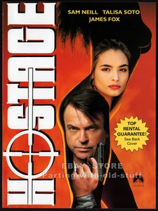 REHÉN__Original 1993 troquelado promoción publicitaria comercial__TALISA SOTO__SAM NEILL_JAMES FOX - Imagen 1 de 3
