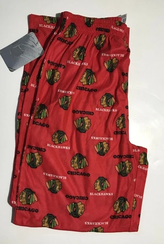 NHL Chicago Blackhawks Red Lounge Pants - Boy's Size XL(18/20) - NEW $28 Cover