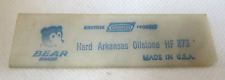 Vintage Norton Bear Hard Arkansas HF 873 Oilstone Sharpening Stone