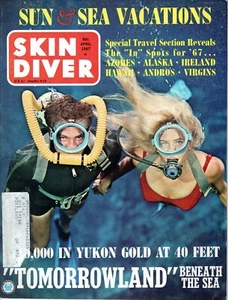 SKIN DIVER magazine April 1967 ~ Acapulco ~ Hawaii ~ Andros ~ Azores - Picture 1 of 4