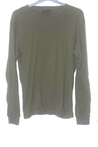 LONG SLEEVED TEE SHIRTS - OLIVE GREEN - VARIOUS SIZES - SEE DESCRIPTION SECTION - Picture 1 of 1
