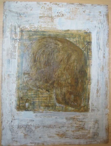 Norbert Fleischer Maler Original Zeichnung Kunstwerk Unikat Einzelstück signiert - Bild 1 von 8