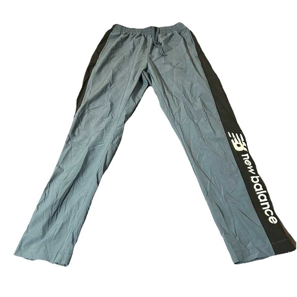 Pantalones activos para correr New Balance para mujer gris medio negro cintura elástica 26x28 Foto 1 de 4