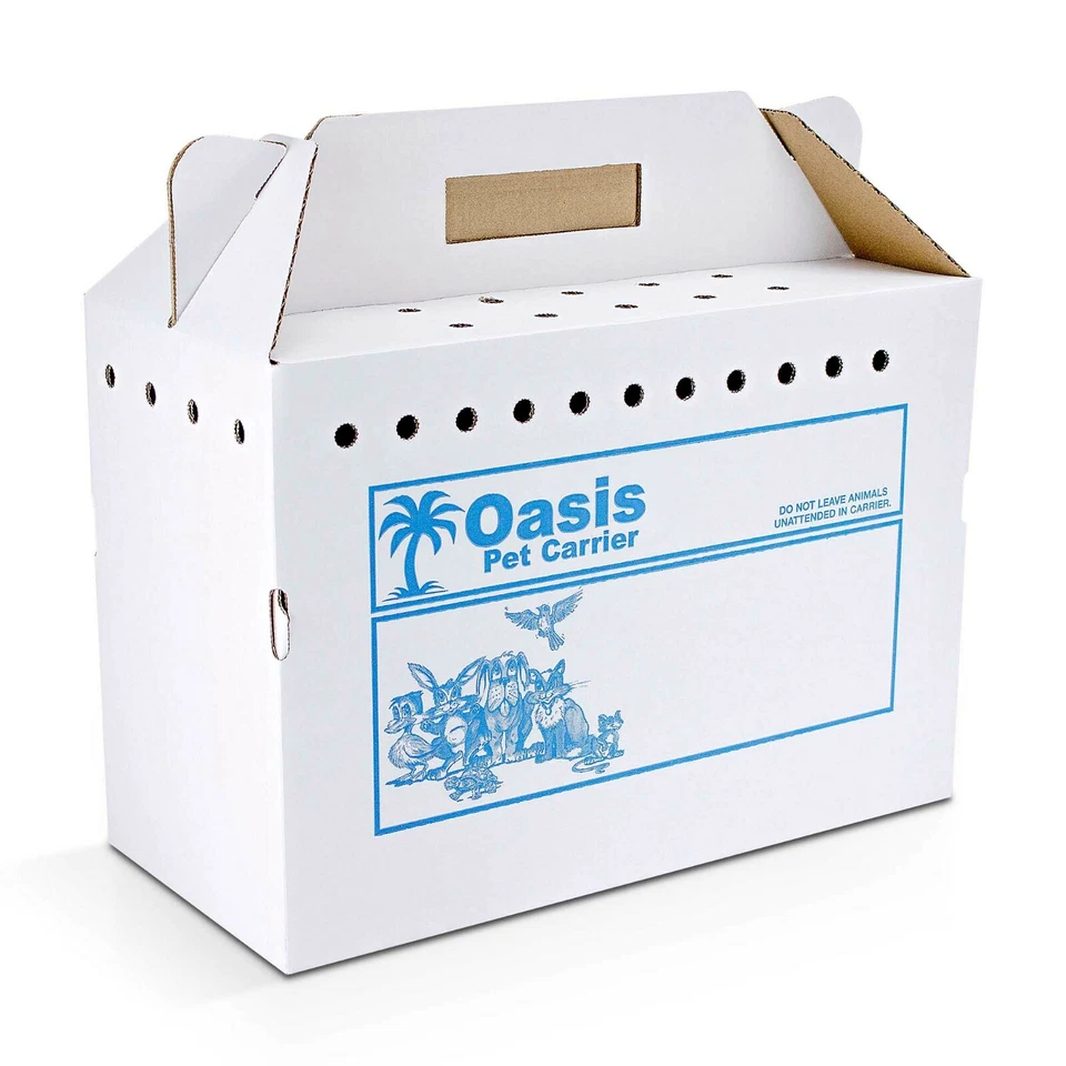 OASIS Disposable Cardboard Pet Carrier, 12/Case