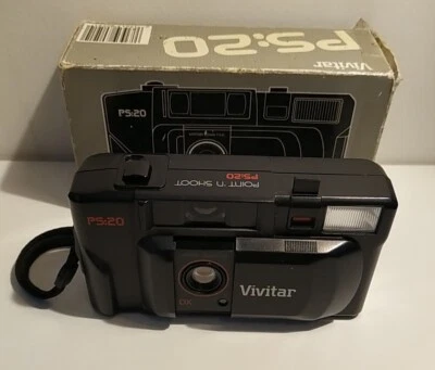 Vivitar PS 20 35mm Point & Shoot Film Camera, 35mm F:5.6 Lens Retro Lomo Tested - Image 1 of 4