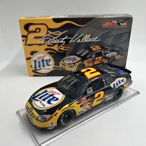 Rusty Wallace #2 Miller Lite Flames 2002 Ford Taurus 2002 Action Elite NASCAR