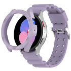 For Samsung Galaxy Watch 6 5 4 40/44mm Silicone Band Strap Protector Case Cover