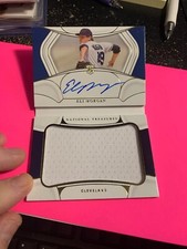 2022 NATIONAL TREASURES ELI MORGAN 95/99 ROOKIE SIGNATURE JUMBO MATERIAL BOOKLET