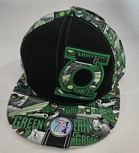 The Green Lantern Fitted Size 7 1/4 Hat Cap NWT Official DC Comics  Brand New  - Picture 1 of 12