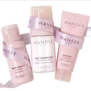 Wander Beauty First Class Mini Taskers Skincare Essentials Kit New In Box 3piece - Picture 1 of 7