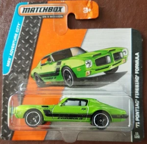 Matchbox MBX™ Adventure City™ BFJ72 - ´71 Pontiac Firebird® Formula - Imagen 1 de 1