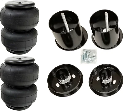 Front Air Suspension Kit Fits 65-70 Cadillac w/Air Lift D2500 Bags Mounting Cups — 第 1/4 张图片