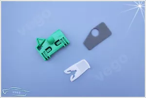 ELEVALUNAS JUEGO REPARACIÓN CLIP DELANTERO IZQUIERDO para CITROEN XANTIA X2 PEUGEOT - Imagen 1 de 1