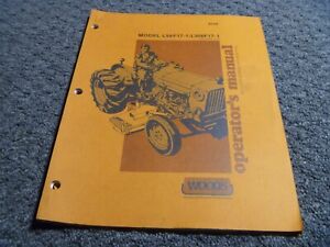 Woods L59F17-1 Mid Mount Rotary Cutter on Ford 1710 Tractor Operator Manual